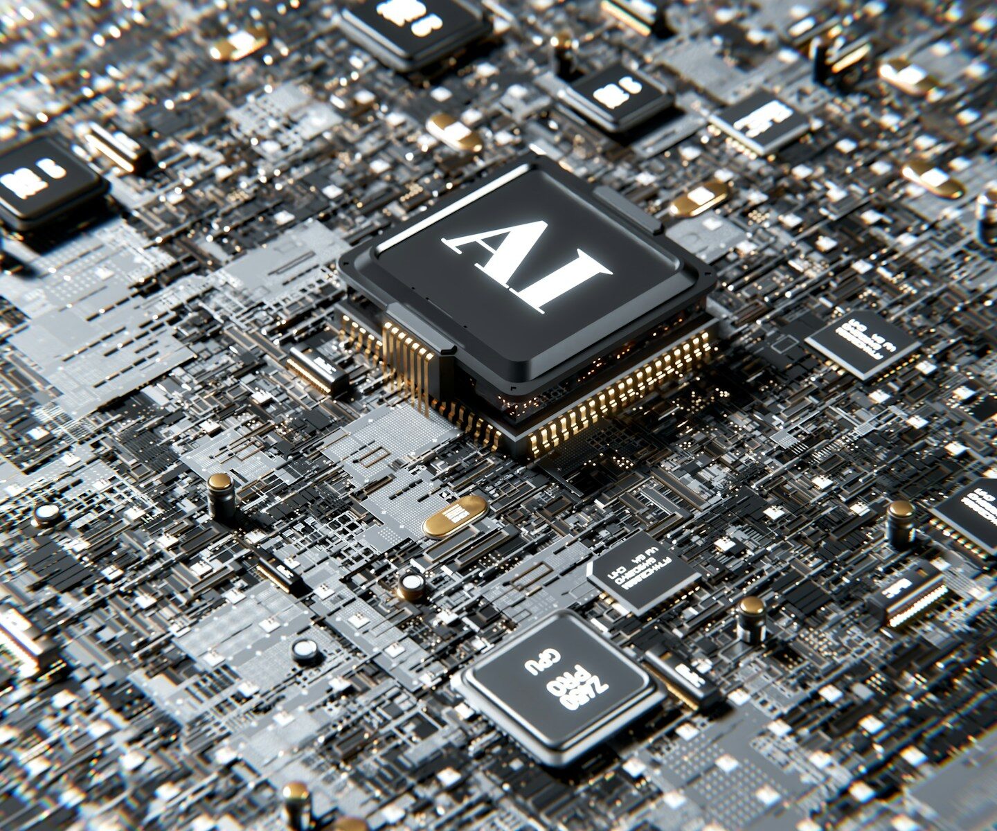 Laptop displaying digital information, illustrating the use of AI tools to follow news