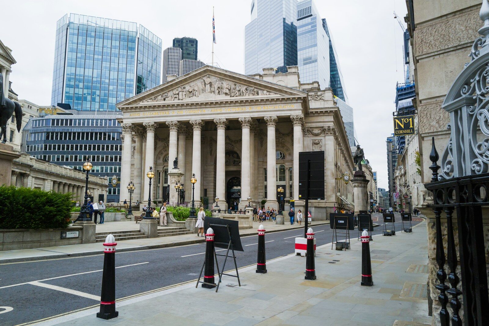 London financial district buildings representing the Bank of England rate decision