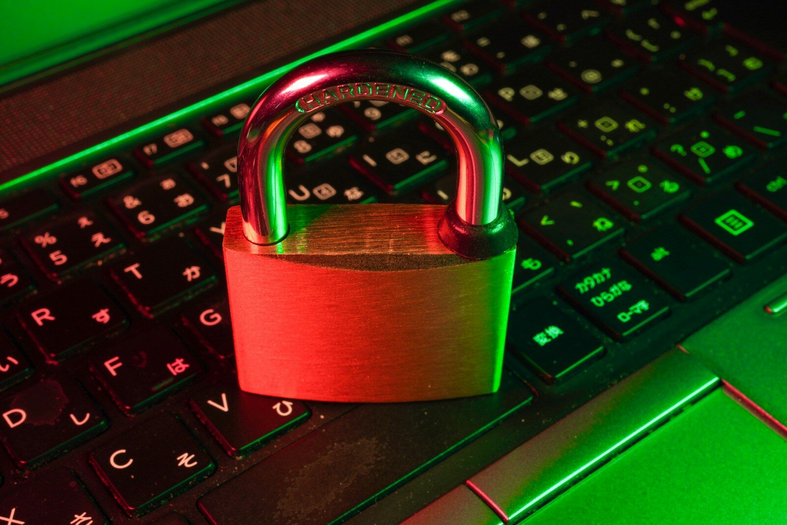 Cybersecurity screen illustrating international action against online scams